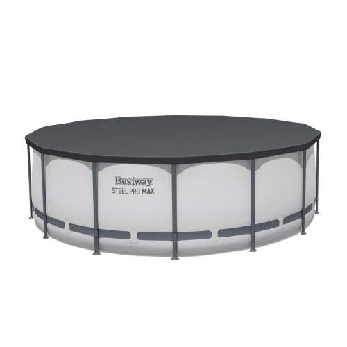 Steel Pro MAX Rack Pool 427x122 Šedá 14 stop BESTWAY 5v1 + Příslušenství
