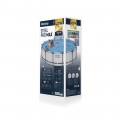 Steel Pro MAX Rack Pool 427x107 Šedá 14 stop BESTWAY 5v1 + Příslušenství