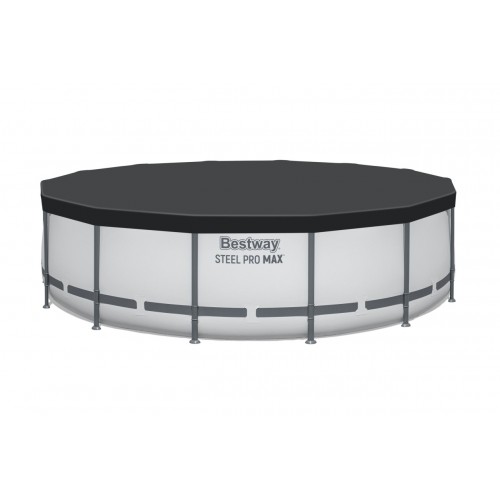 Steel Pro MAX Rack Pool 427x107 Šedá 14 stop BESTWAY 5v1 + Příslušenství