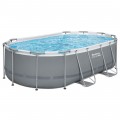 rámový bazén Power Steel 427x250x100 14x8FT BESTWAY 6v1 + Příslušenství