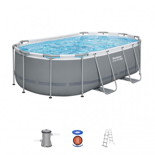 rámový bazén Power Steel 427x250x100 14x8FT BESTWAY 6v1 + Příslušenství