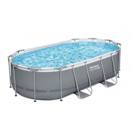 rámový bazén Power Steel 427x250x100 14x8FT BESTWAY 6v1 + Příslušenství