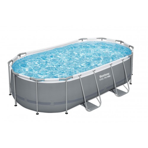 rámový bazén Power Steel 427x250x100 14x8FT BESTWAY 6v1 + Příslušenství