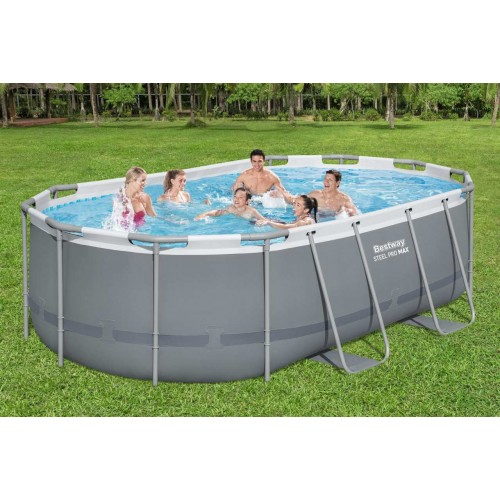 rámový bazén Power Steel 427x250x100 14x8FT BESTWAY 6v1 + Příslušenství