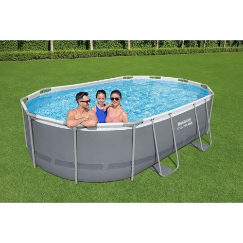 Rámový bazén 16 x 10 FT / 488 x 305 x 107 cm Power Steel BESTWAY