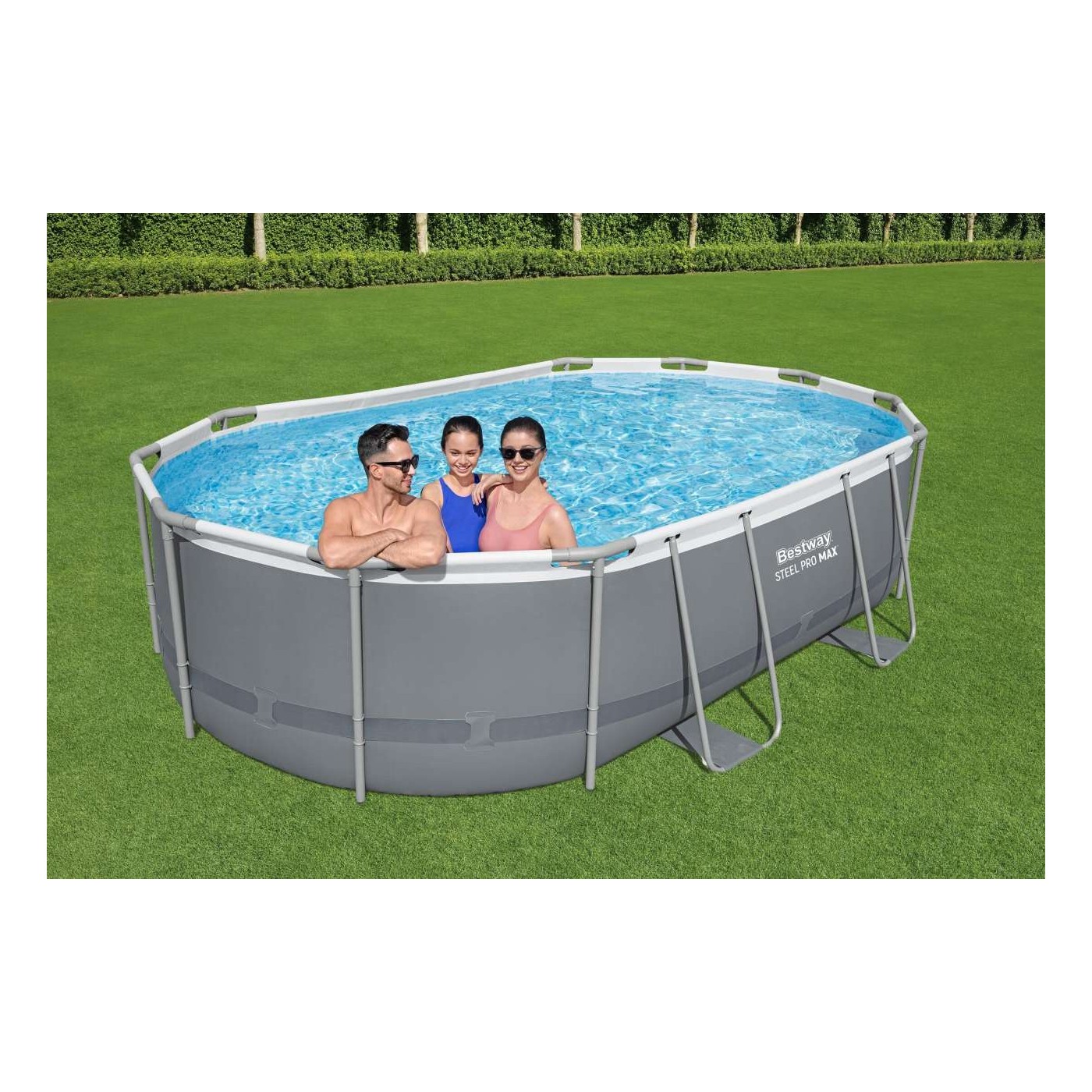 Rámový bazén 16 x 10 FT / 488 x 305 x 107 cm Power Steel BESTWAY