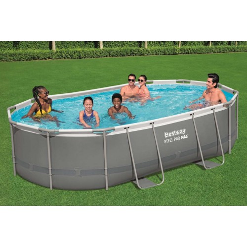 Rámový bazén 16 x 10 FT / 488 x 305 x 107 cm Power Steel BESTWAY