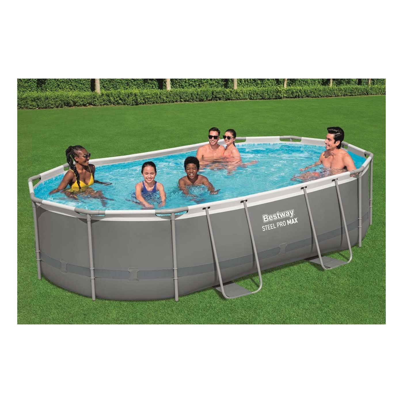 Rámový bazén 16 x 10 FT / 488 x 305 x 107 cm Power Steel BESTWAY