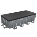 Power Steel Frame Pool 488x244x122 Šedá 16x8FT BESTWAY 6V1