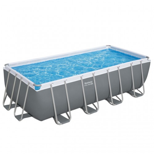Power Steel Frame Pool 488x244x122 Šedá 16x8FT BESTWAY 6V1
