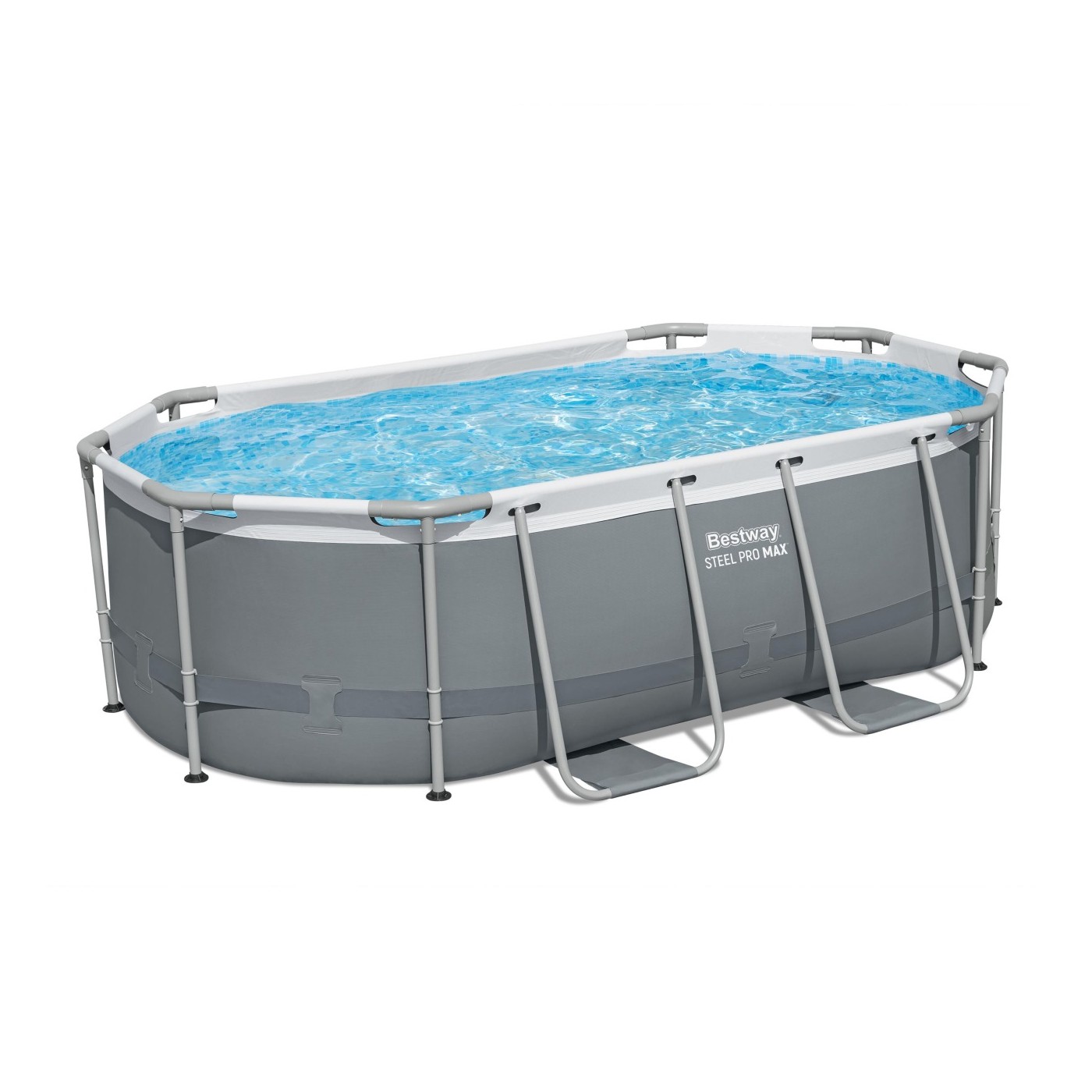Bazén s lištou 305x200x84 10x6FT BESTWAY + 5v1 + ChemConnect rack pool