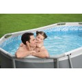Bazén s lištou 305x200x84 10x6FT BESTWAY + 5v1 + ChemConnect rack pool