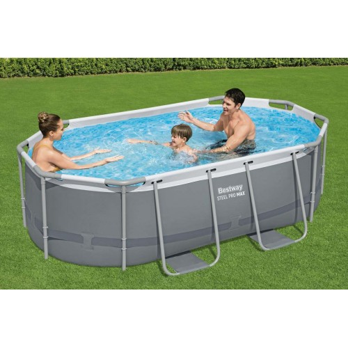 Bazén s lištou 305x200x84 10x6FT BESTWAY + 5v1 + ChemConnect rack pool