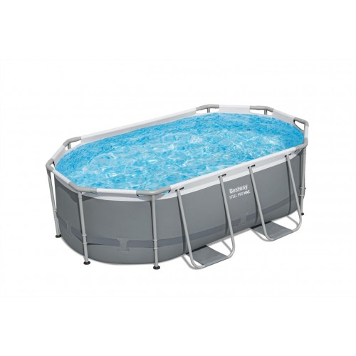 Bazén s lištou 305x200x84 10x6FT BESTWAY + 5v1 + ChemConnect rack pool