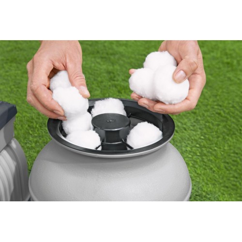 Polysphere FlowClear Písková pumpa Filtrační patrona BESTWAY PET kuličky 500g