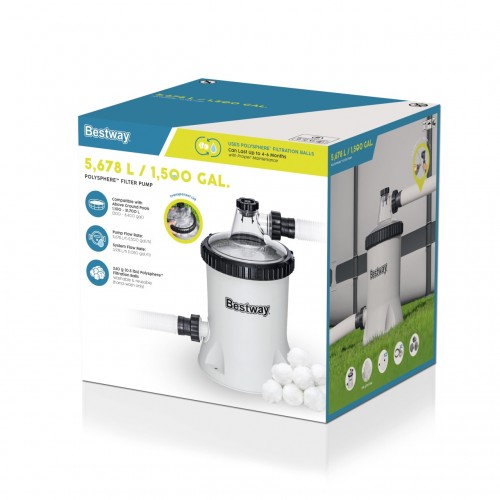 Bestway Polysphere FlowClear filtrační patrona s pumpou 1500 galonů