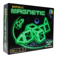 Magické magnetické cihly svíčka ve tmě