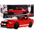 Ford Shelby Mustang GT500 červený RASTAR model 1:14 Dálkové ovládání auta + dálkové ovládání