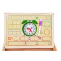 Dřevěná magnetická tabule pro děti 3+ Vzdělávací sada + Příslušenství