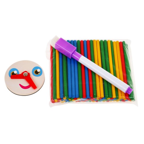 Dřevěná magnetická tabule pro děti 3+ Vzdělávací sada + Příslušenství