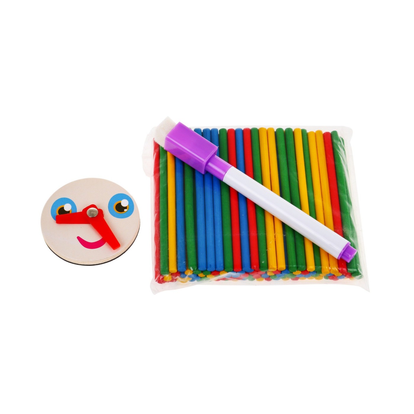Dřevěná magnetická tabule pro děti 3+ Vzdělávací sada + Příslušenství