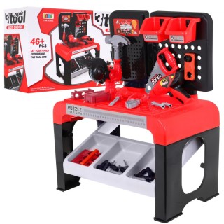 Kompaktní dílna pro děti 3+ Malý DIY set 46 el. + Nástroje + Příslušenství