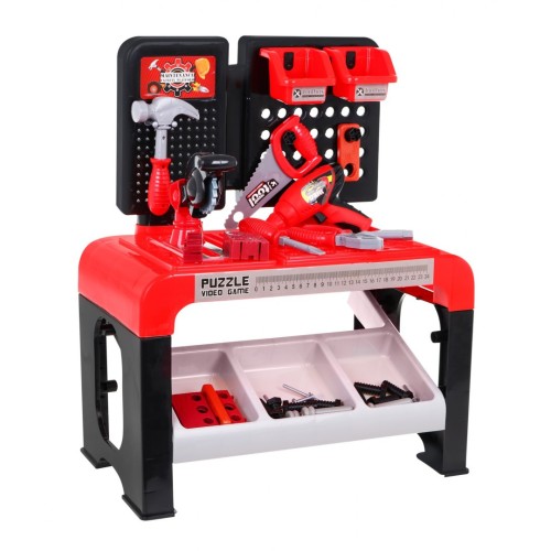 Kompaktní dílna pro děti 3+ Malý DIY set 46 el. + Nástroje + Příslušenství
