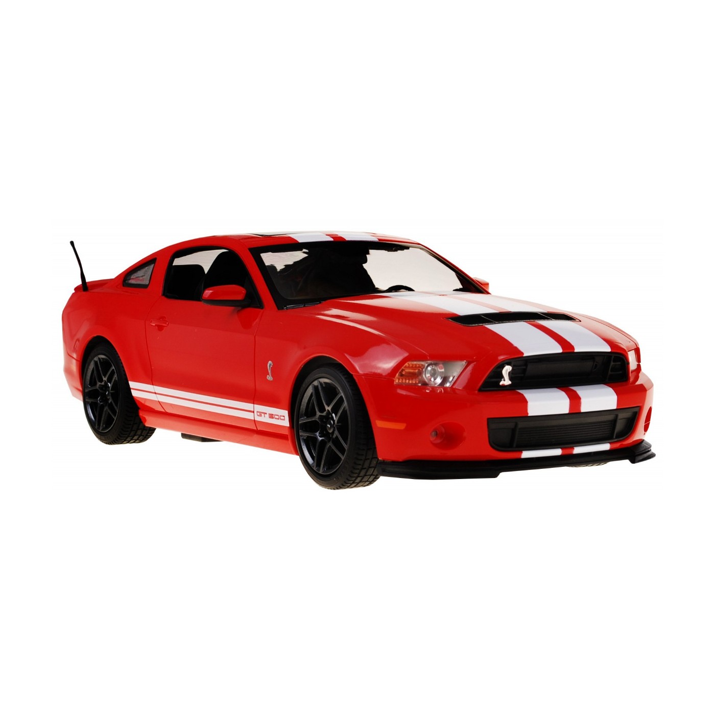Ford Shelby Mustang GT500 červený RASTAR model 1:14 Dálkové ovládání auta + dálkové ovládání