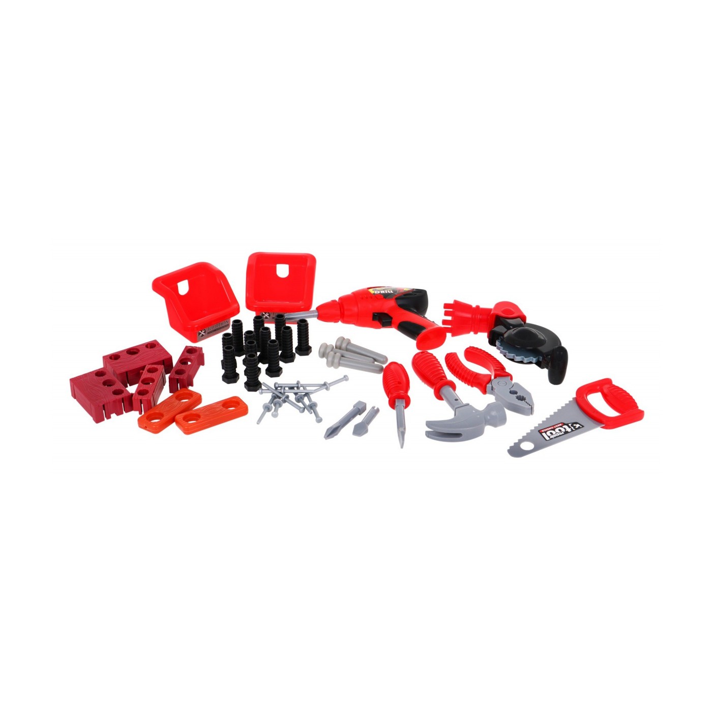 Kompaktní dílna pro děti 3+ Malý DIY set 46 el. + Nástroje + Příslušenství