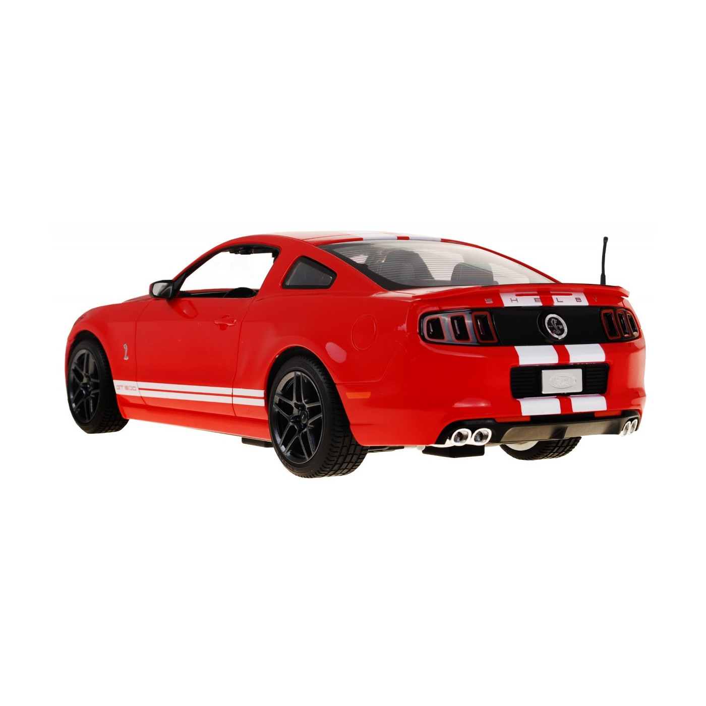 Ford Shelby Mustang GT500 červený RASTAR model 1:14 Dálkové ovládání auta + dálkové ovládání
