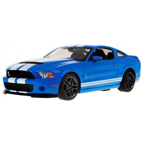 Ford Shelby Mustang GT500 modrý RASTAR model 1:14 Dálkové ovládání auta + dálkové ovládání