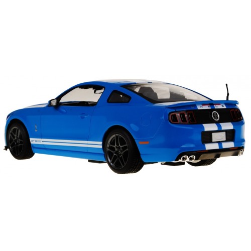 Ford Shelby Mustang GT500 modrý RASTAR model 1:14 Dálkové ovládání auta + dálkové ovládání