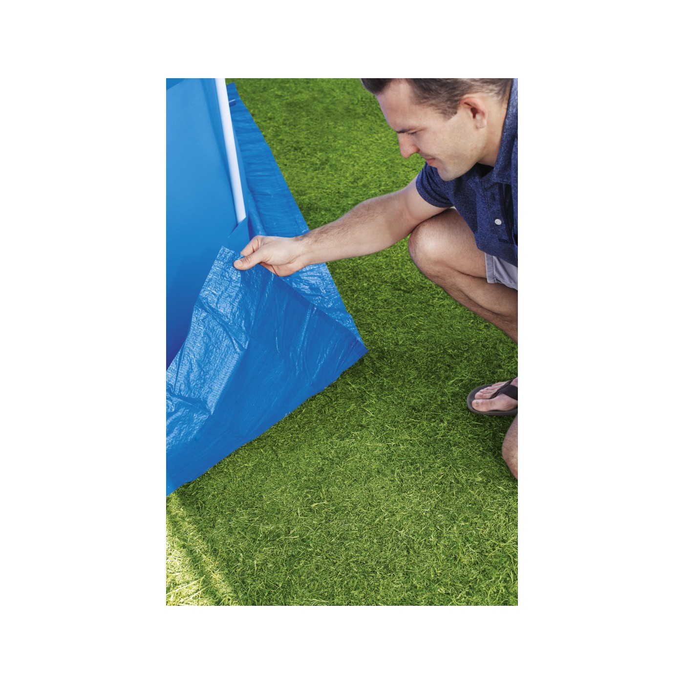 BESTWAY 305cm/10ft Zahradní bazénová rohož 335x335cm