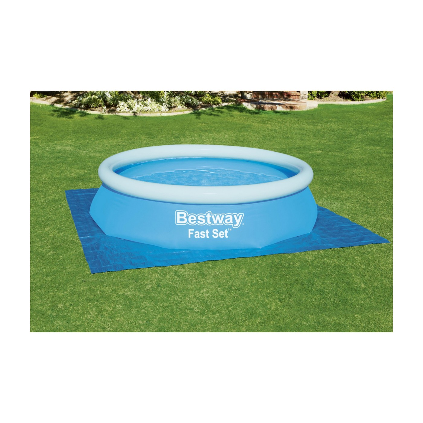 BESTWAY 305cm/10ft Zahradní bazénová rohož 335x335cm