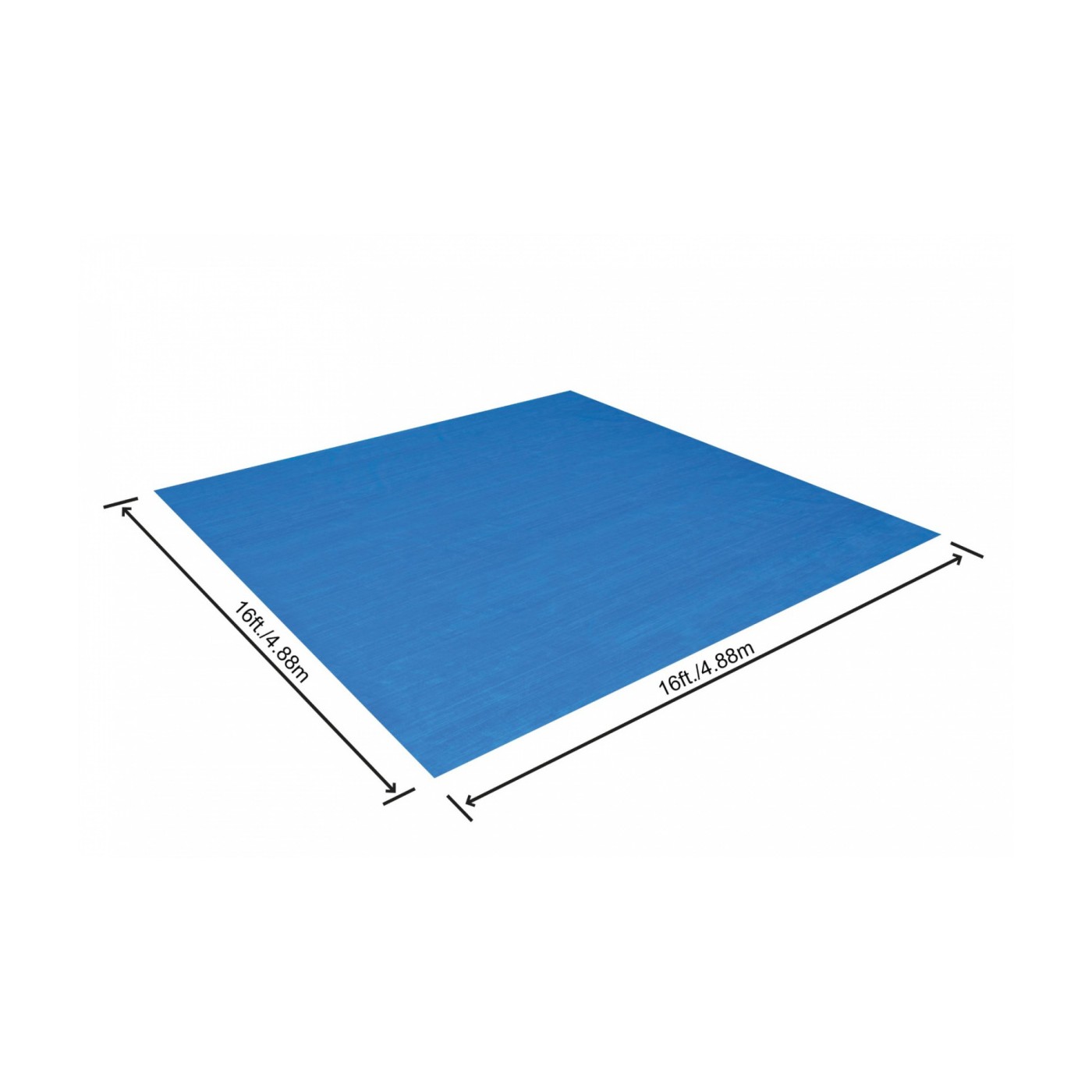 Zahradní bazénová rohož BESTWAY 457cm/16FT 488X488CM