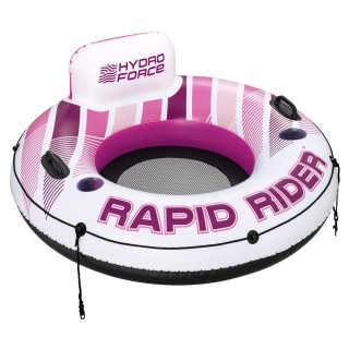 Plavecký kruh RAPID RIDER růžový 135 cm Bestway