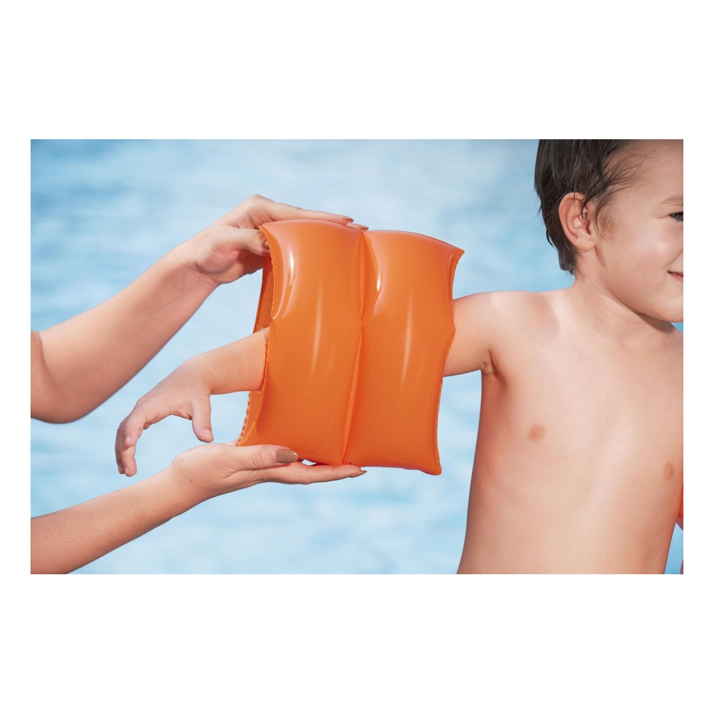 BESTWAY Oranžové dětské plavecké rukávy 25x20cm