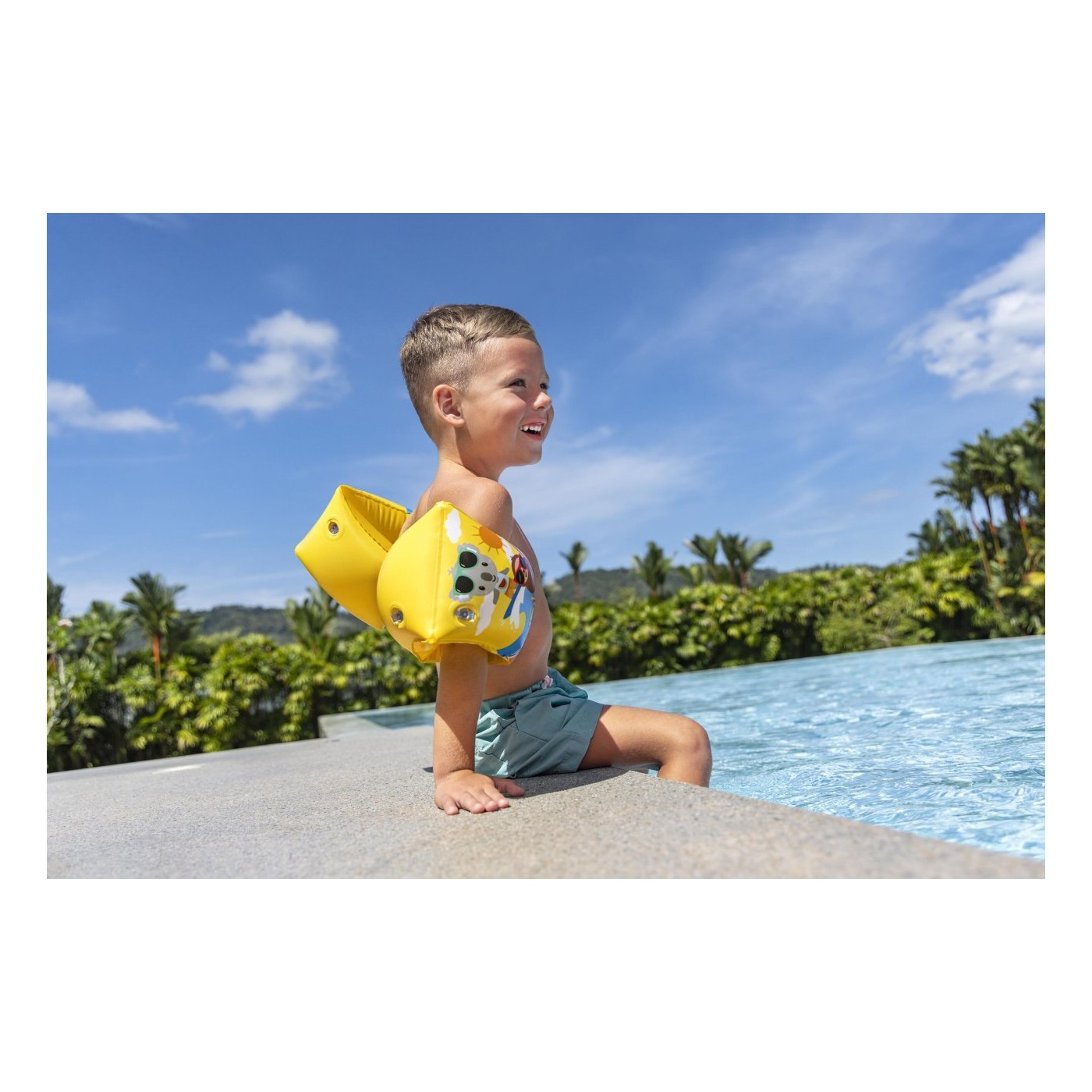 Bestway SUMMER SURF Žluté rukávy 23x15cm