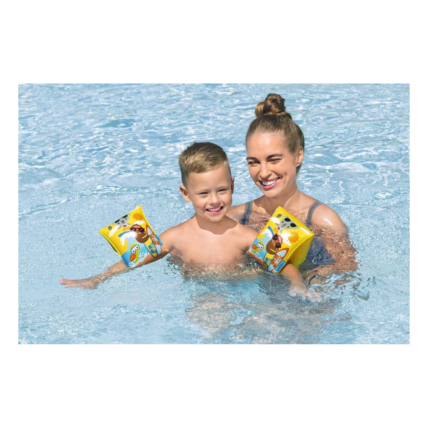 Bestway SUMMER SURF Žluté rukávy 23x15cm