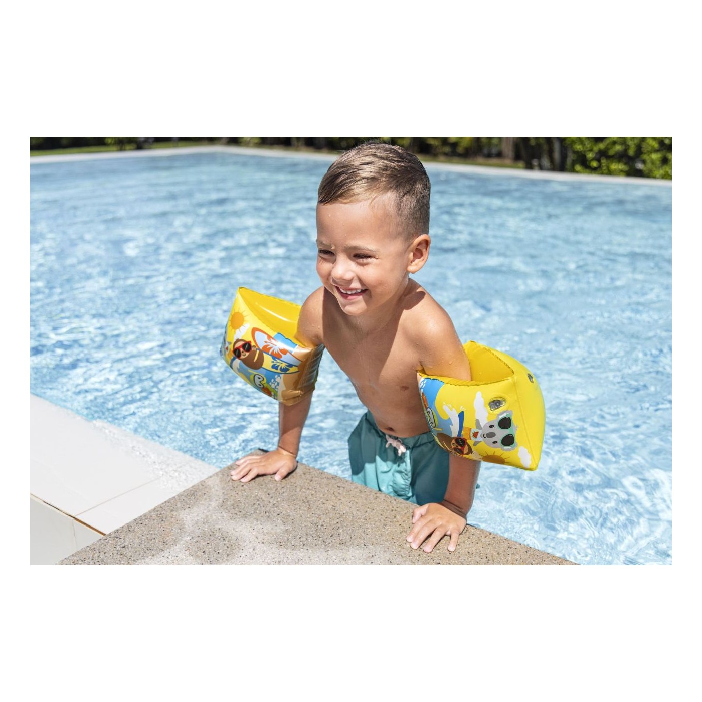Bestway SUMMER SURF Žluté rukávy 23x15cm