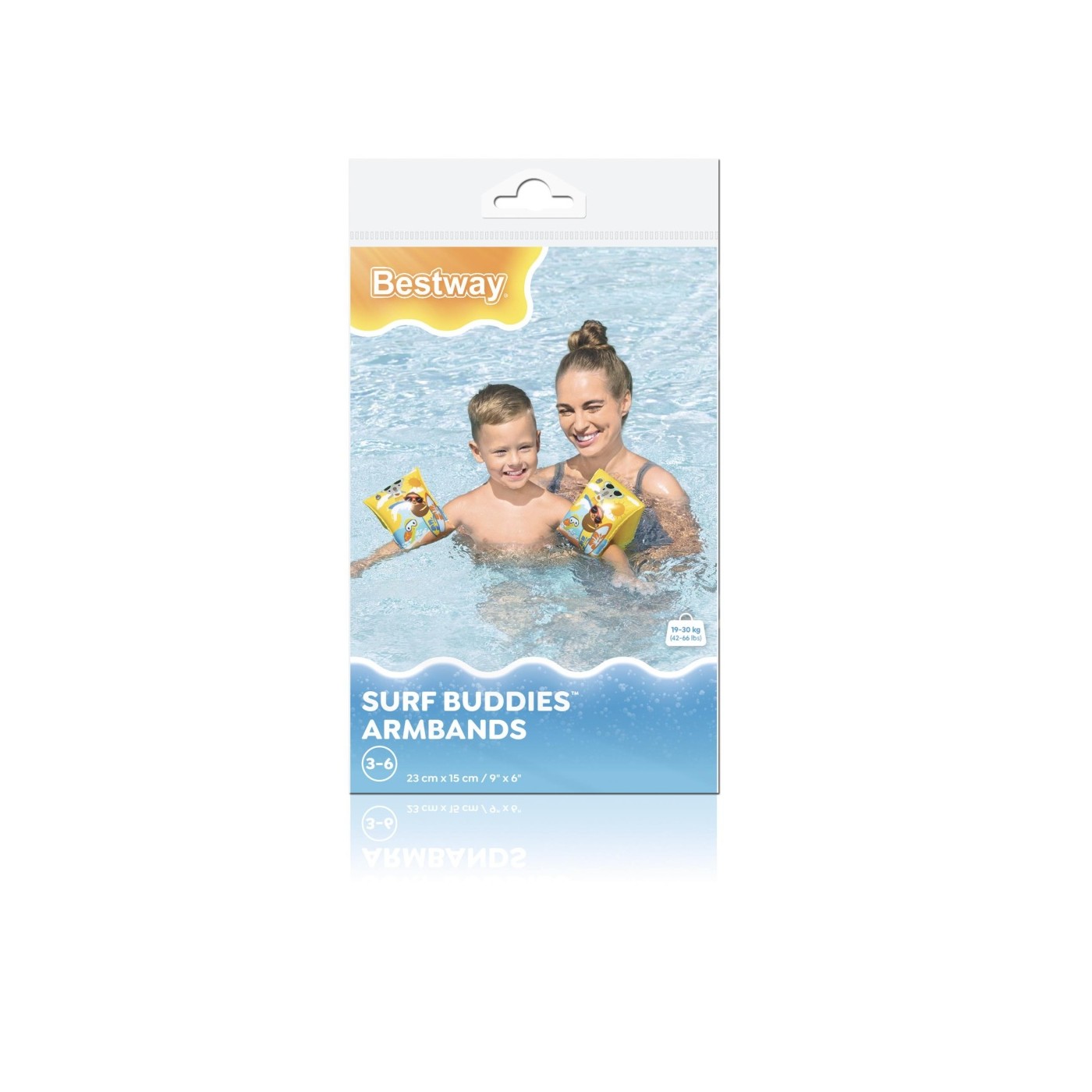 Bestway SUMMER SURF Žluté rukávy 23x15cm