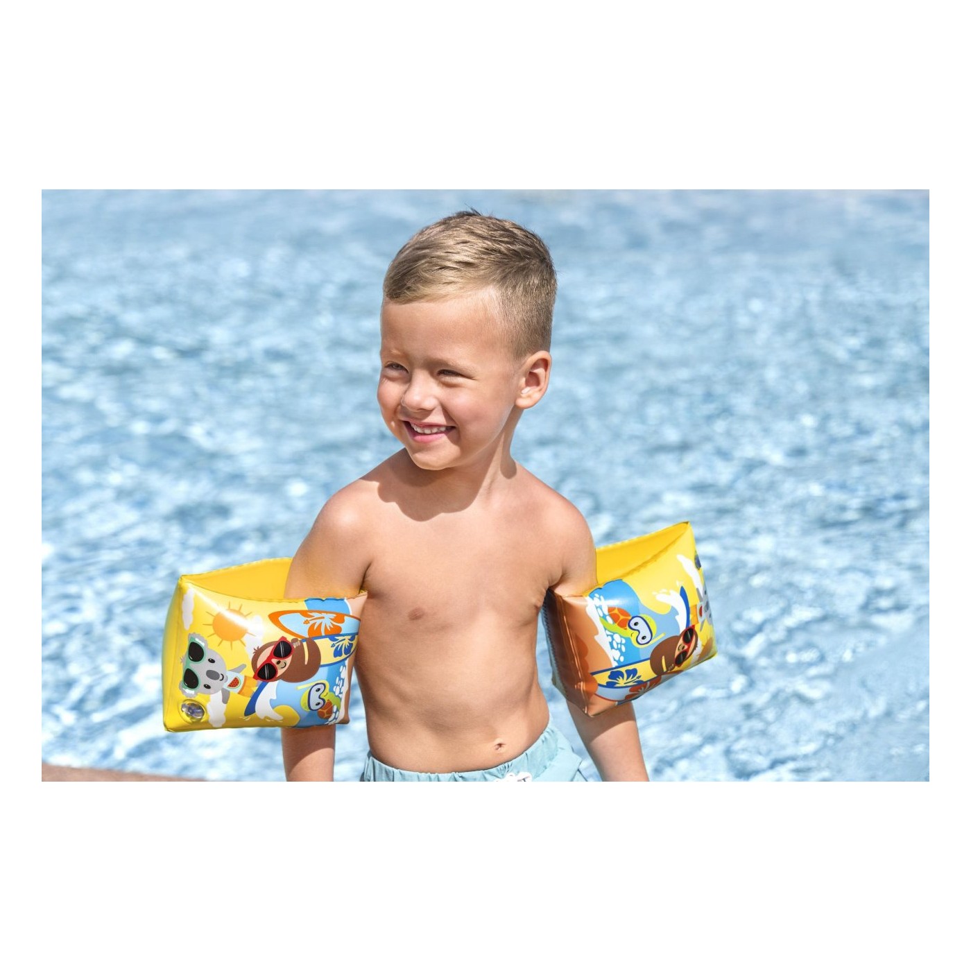 Bestway SUMMER SURF Žluté rukávy 23x15cm