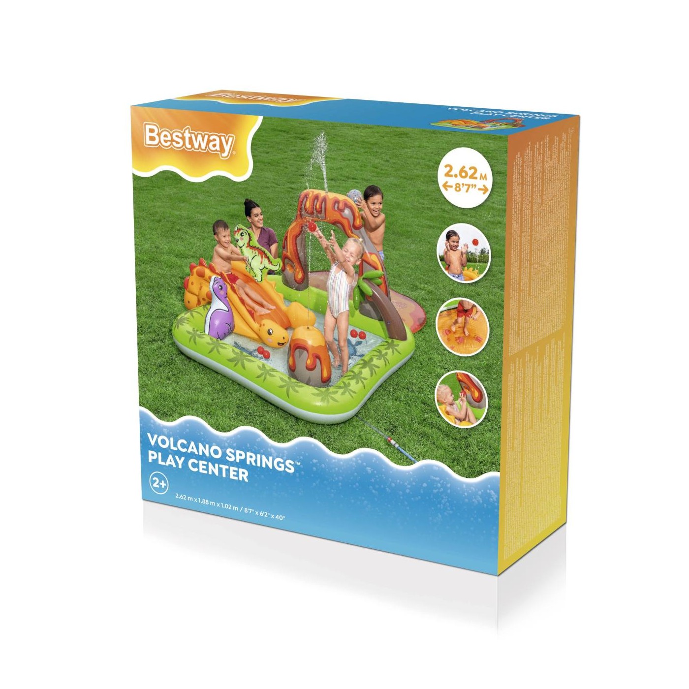 copy of Zahradní hřiště Fantastické akvárium 239x206x86 BESTWAY + Skluzavka + Nafukovací hračky