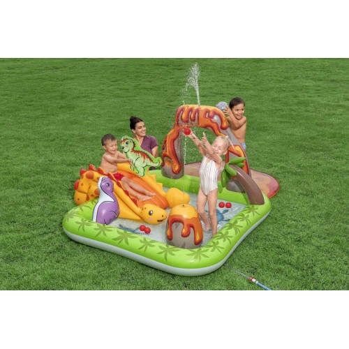 copy of Zahradní hřiště Fantastické akvárium 239x206x86 BESTWAY + Skluzavka + Nafukovací hračky