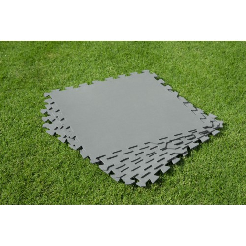 Pěnová podložka do zahradního bazénu Šedá 9 ks 50x50cm BESTWAY