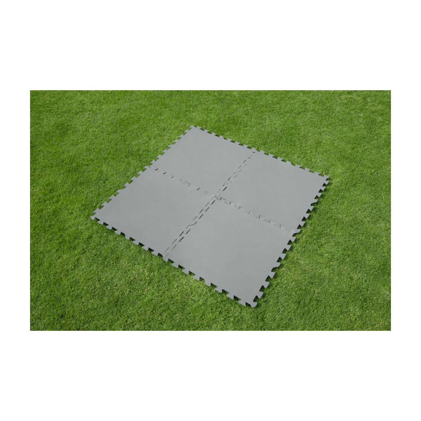 Pěnová podložka do zahradního bazénu Šedá 9 ks 50x50cm BESTWAY