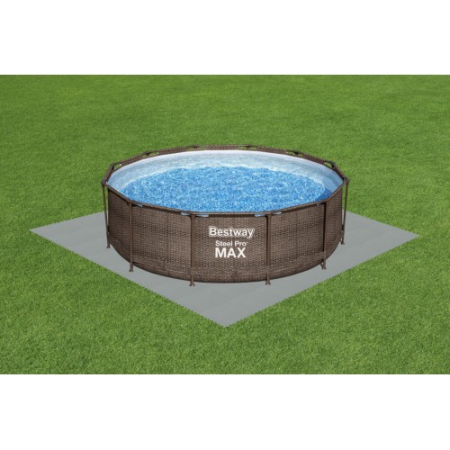 Pěnová podložka do zahradního bazénu Šedá 9 ks 50x50cm BESTWAY
