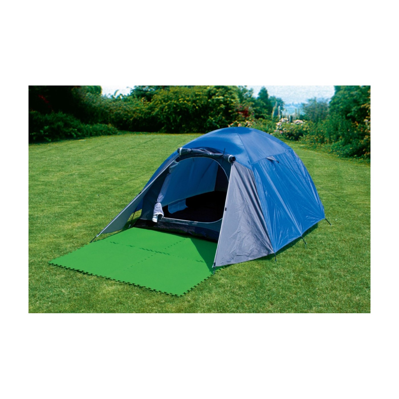 Pěnová podložka do zahradního bazénu zelená 9 ks 78x78cm BESTWAY