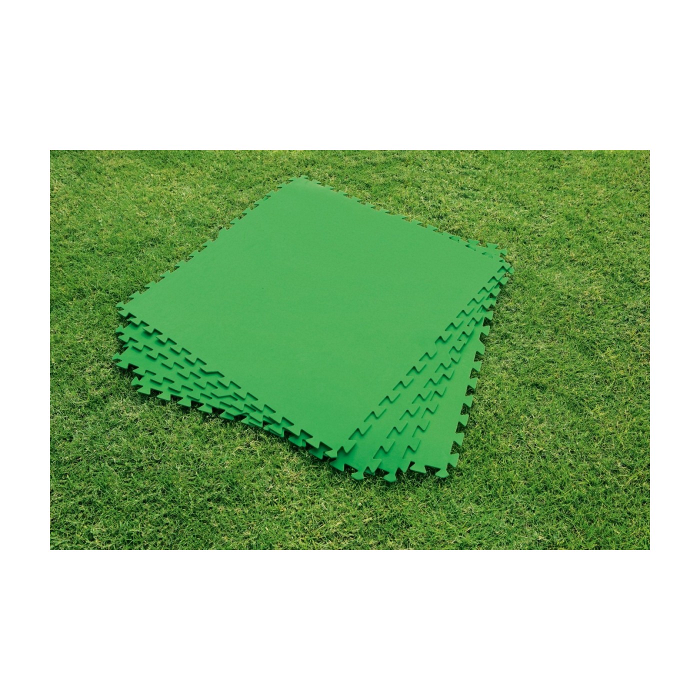 Pěnová podložka do zahradního bazénu zelená 9 ks 78x78cm BESTWAY