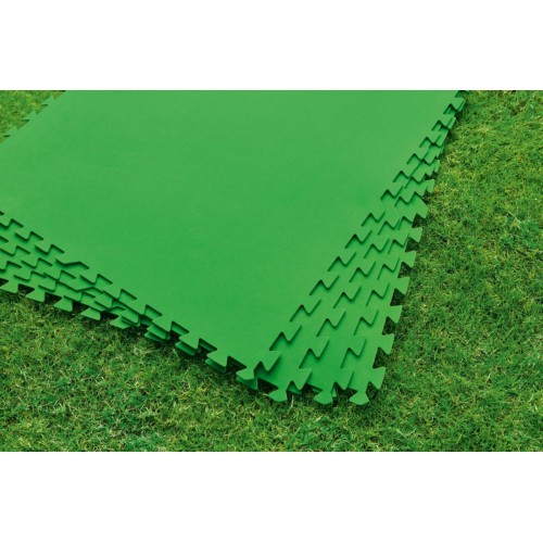 Pěnová podložka do zahradního bazénu zelená 9 ks 78x78cm BESTWAY